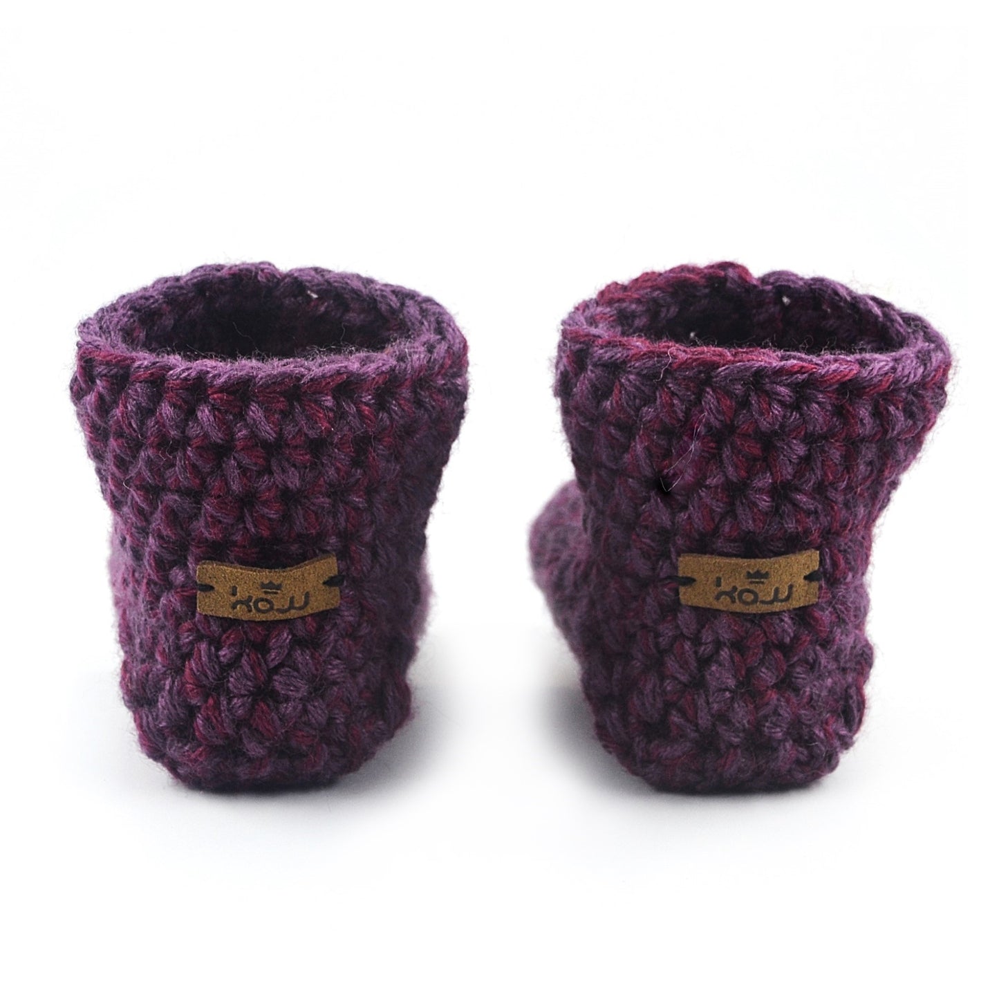 Lavender Bamboo Baby Booties