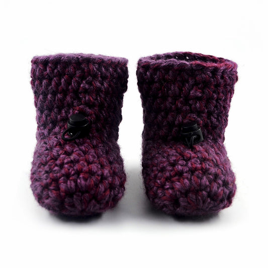 Lavender Bamboo Baby Booties