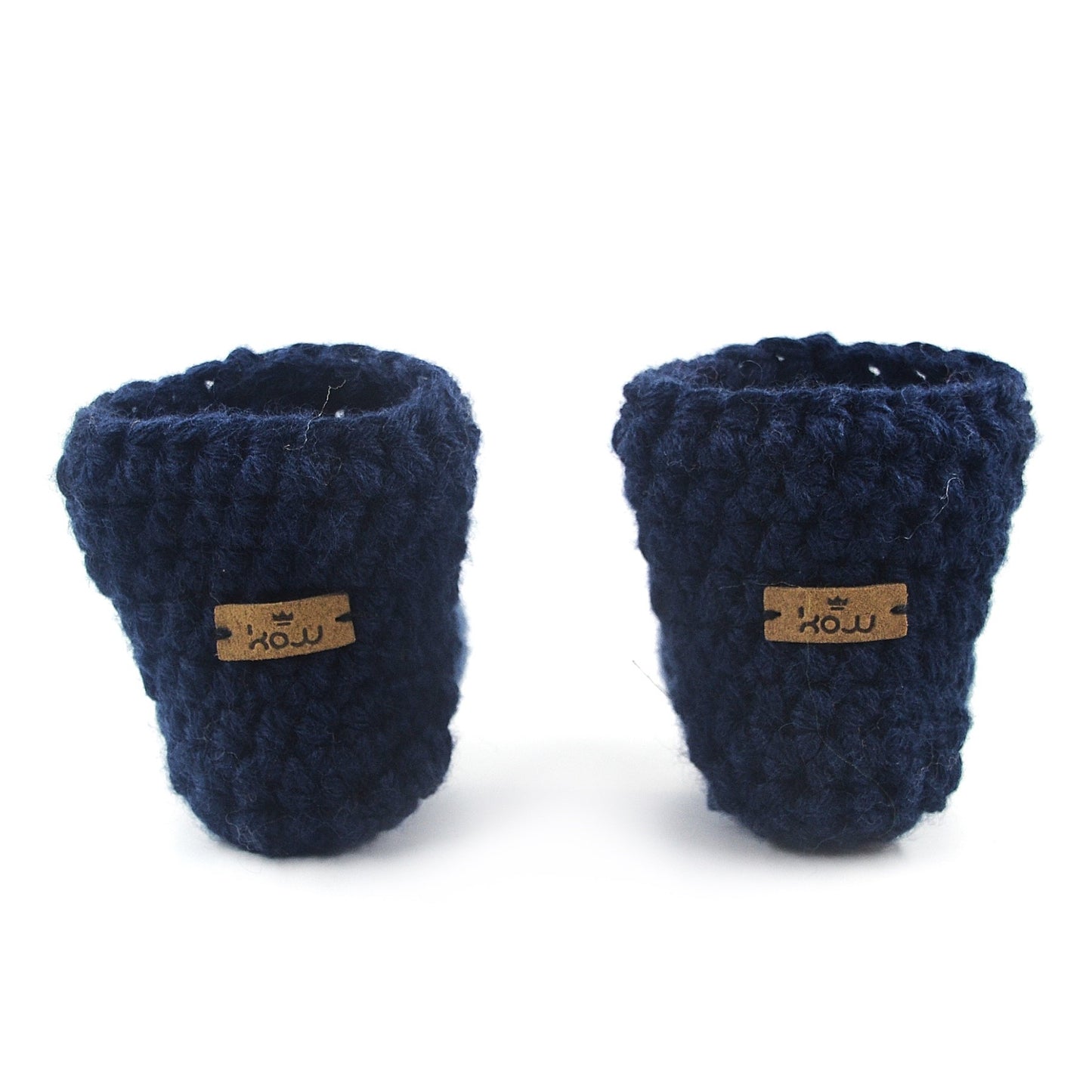 Midnight Blue Bamboo Baby Booties