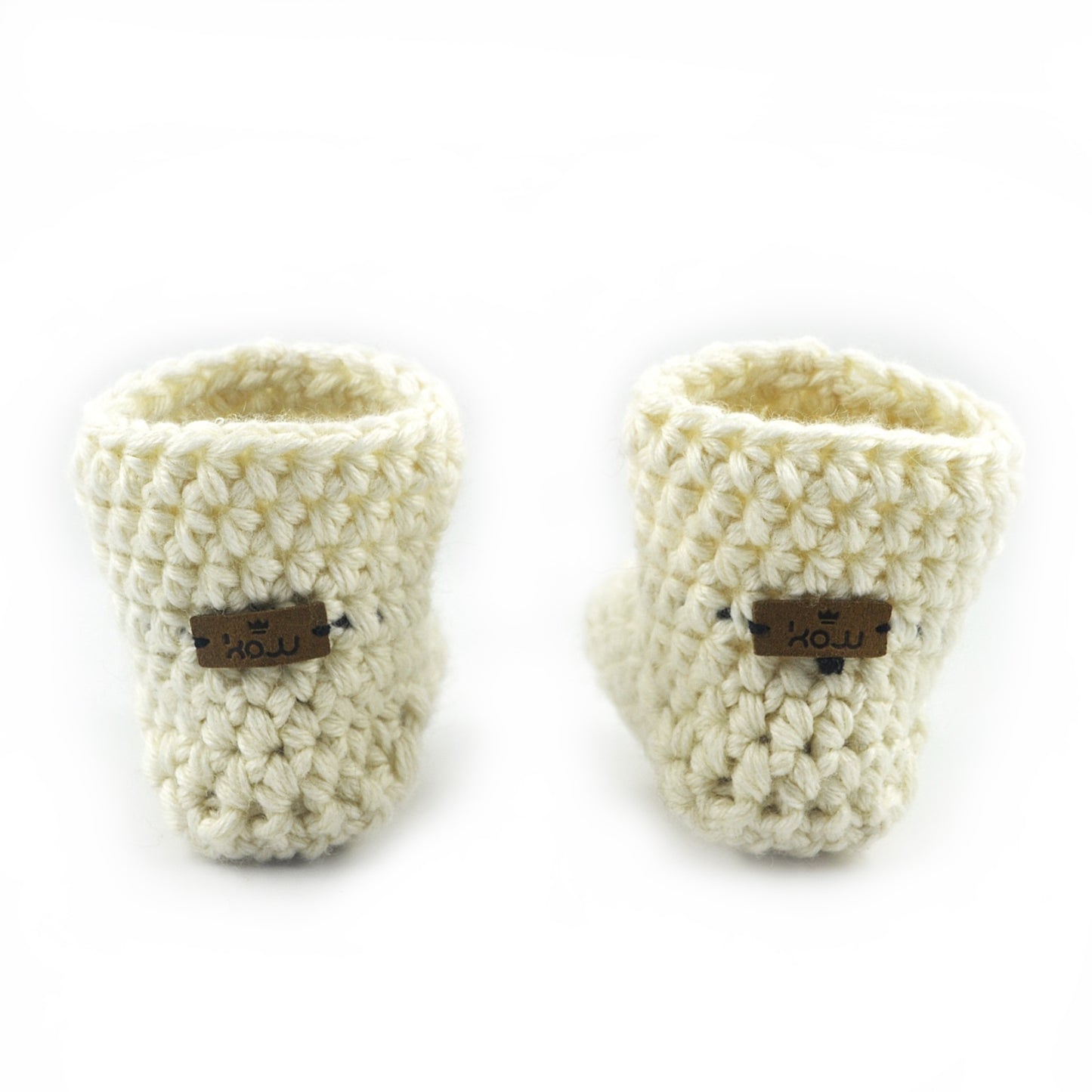 Snow Bamboo Baby Booties