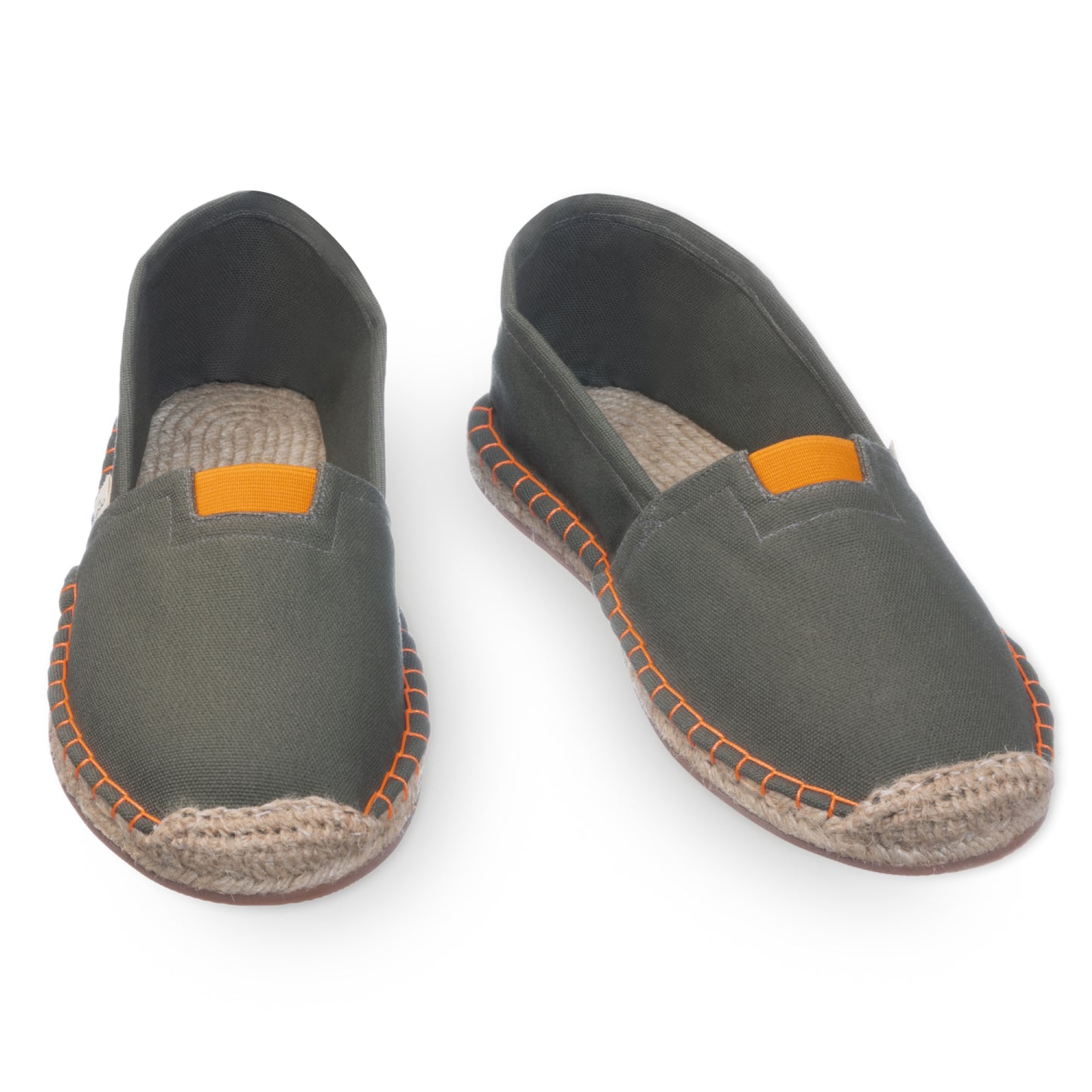 Kingdom of Wow Khaki Green Handmade Espadrilles for Men