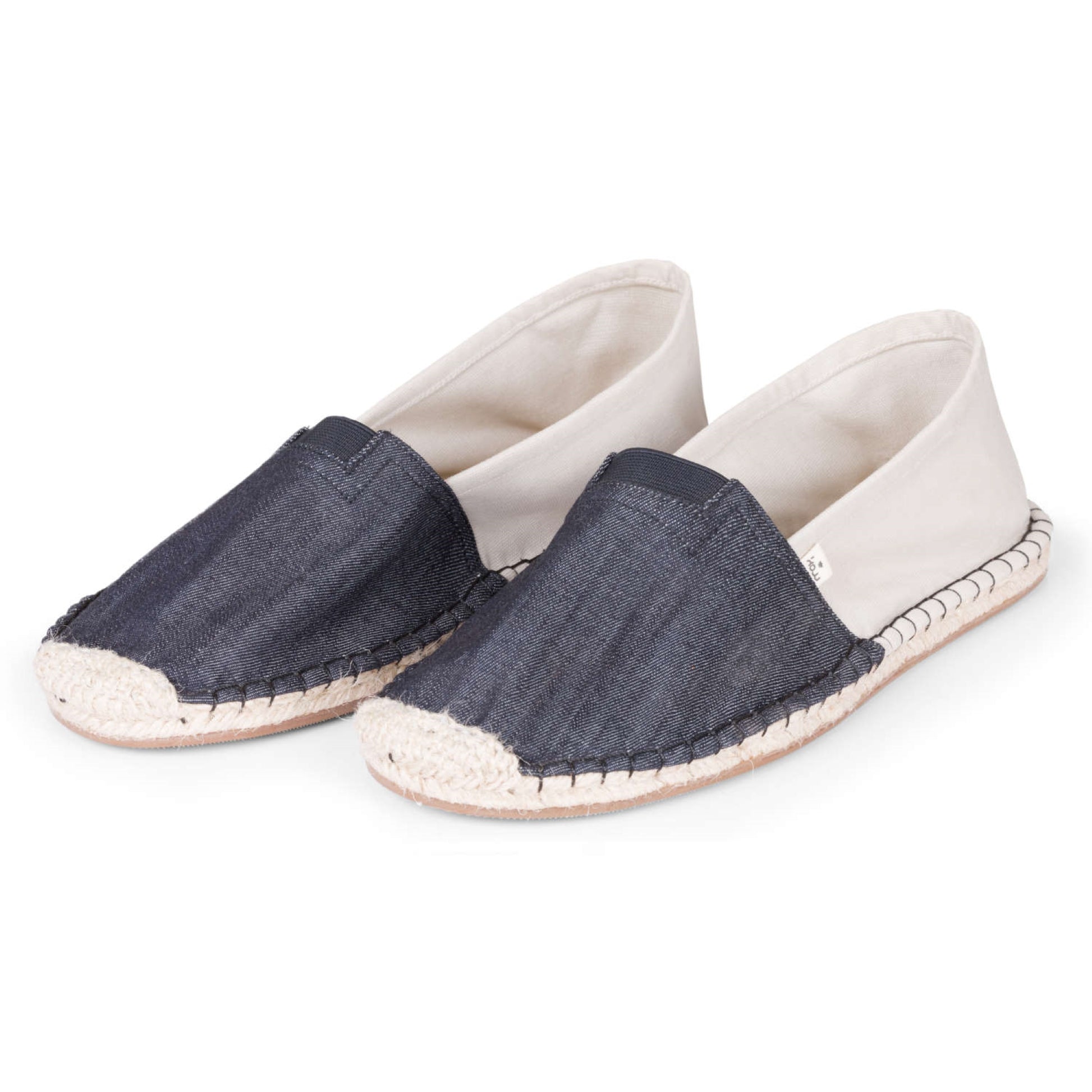 Kingdom of Wow Eburnean Black Handmade Espadrilles for Men