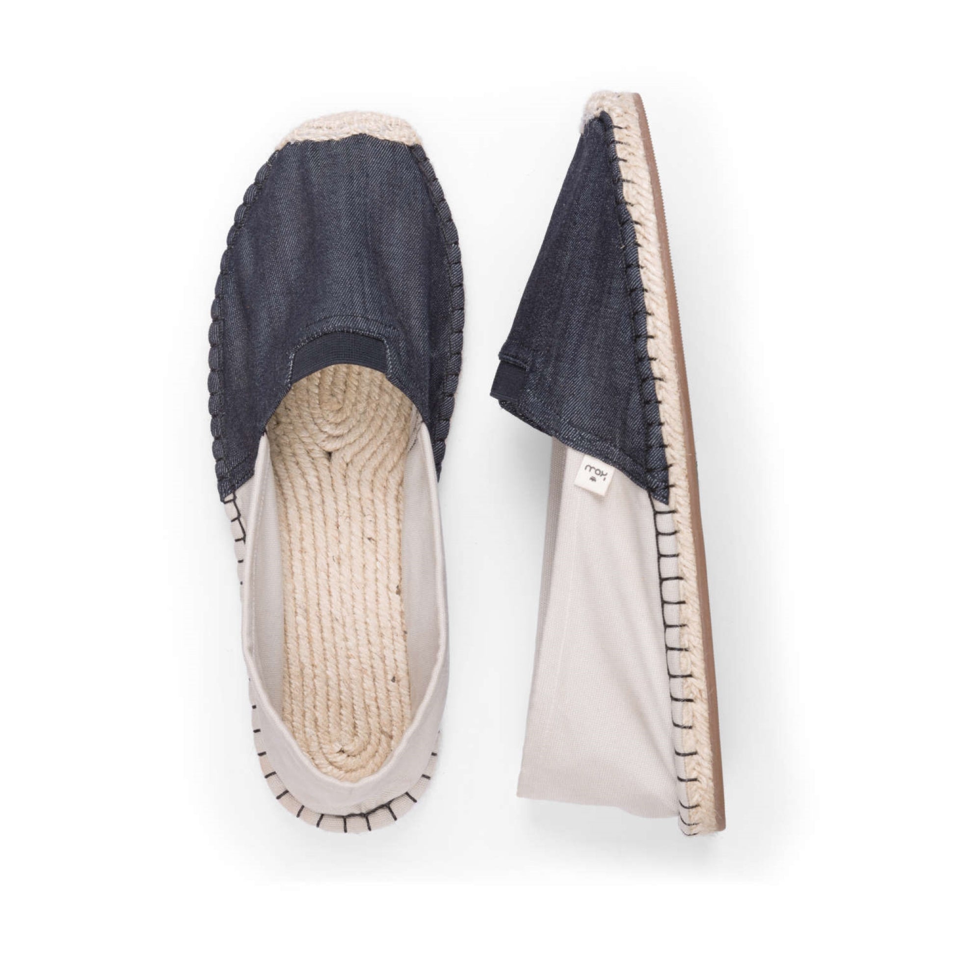 Kingdom of Wow Eburnean Black Handmade Espadrilles for Men